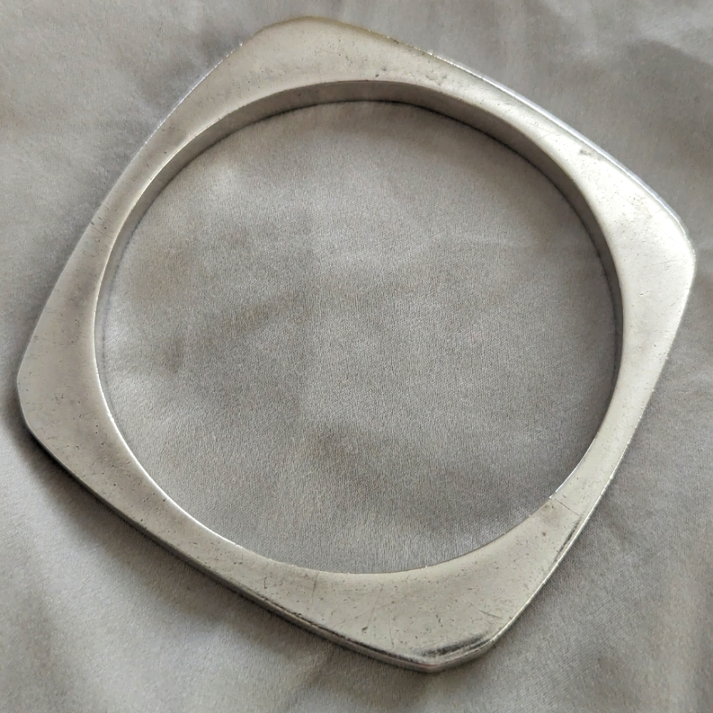 Bangle bracelet Sterling silver Taxco Mexico 925